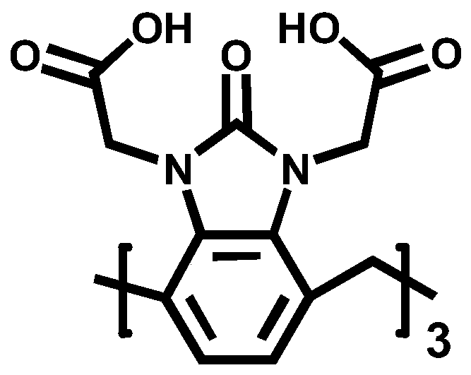 Electrochemiluminescent reagent prepared from a macrocyclic compound and its application