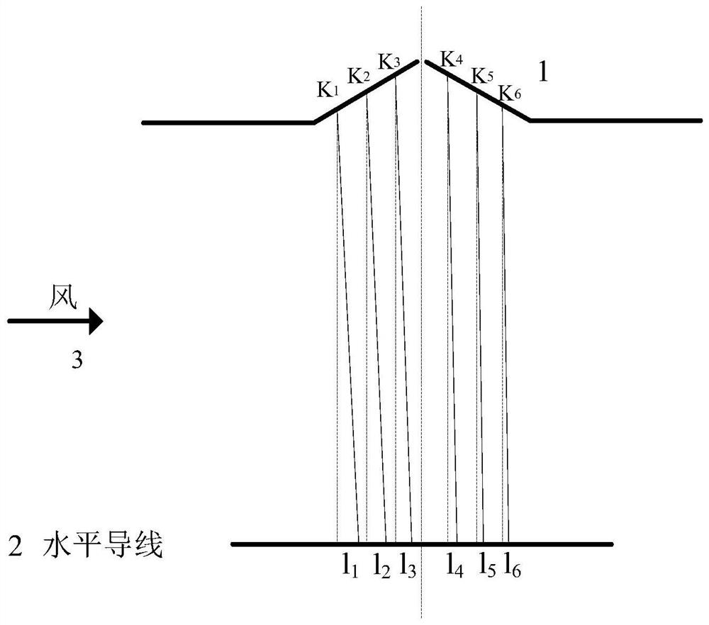 Method and system for determining rain intensity of corona cage raining device under breeze condition