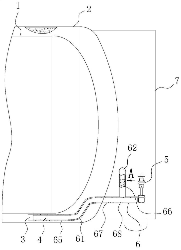 Marine natural gas storage tank