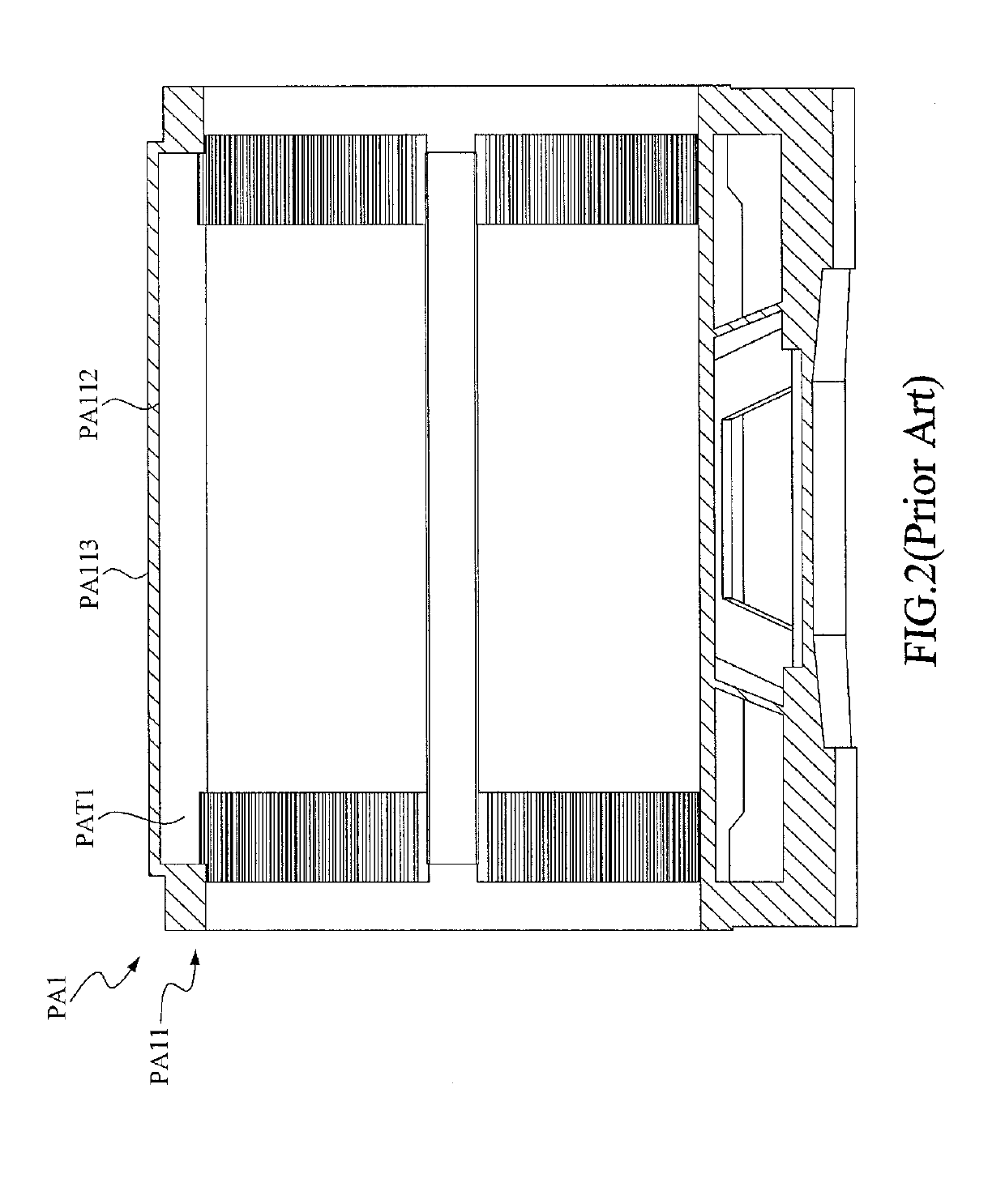 Motor frame with bumps