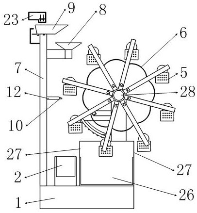 Sewage pool floating garbage treatment equipment