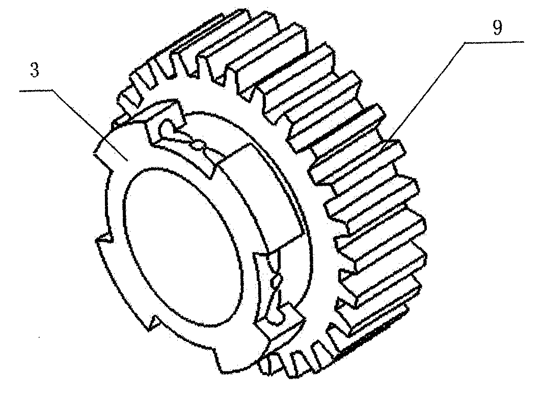 Two-stage automatic gear shift transmission device