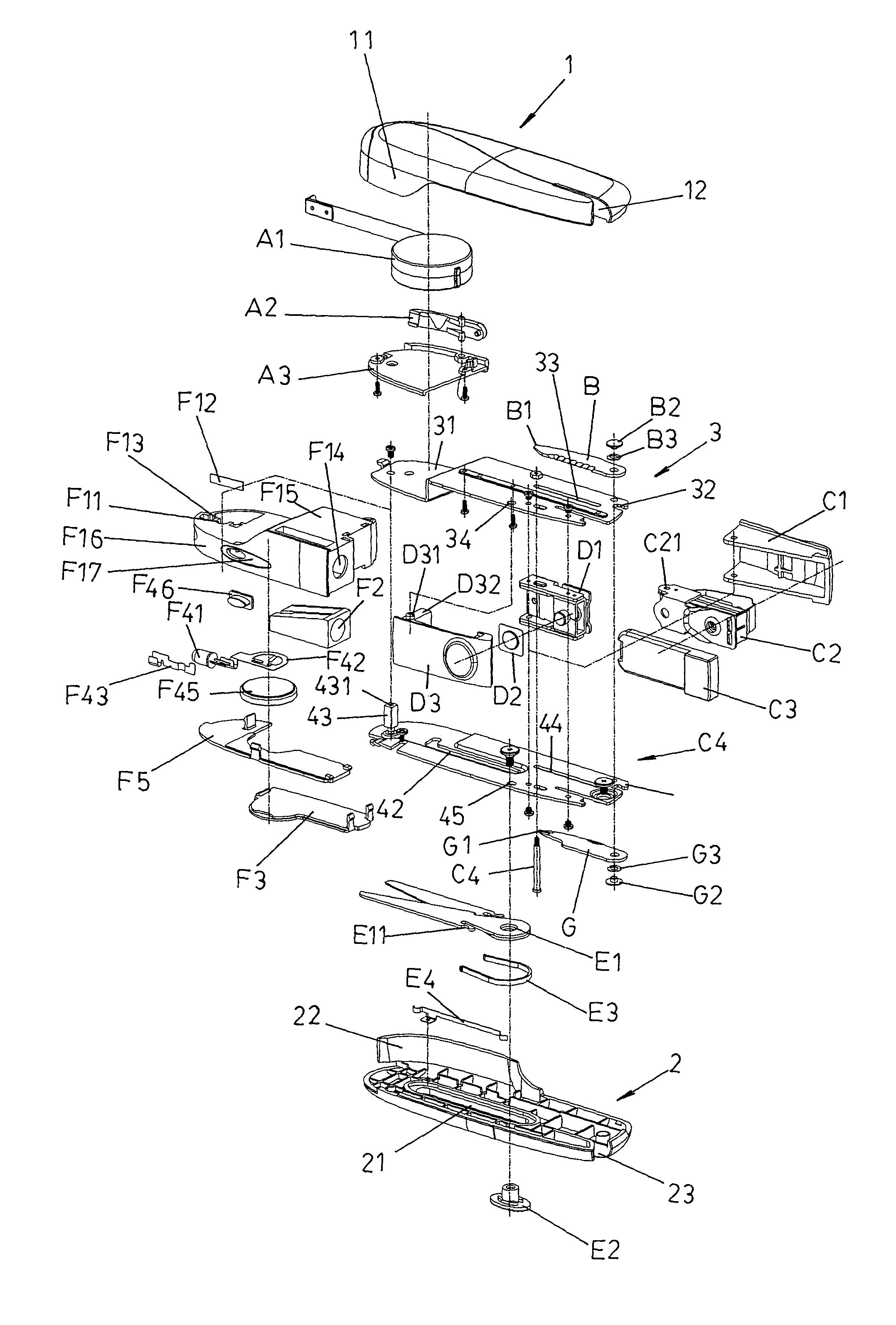 Ten-in-one pocket stationery unit