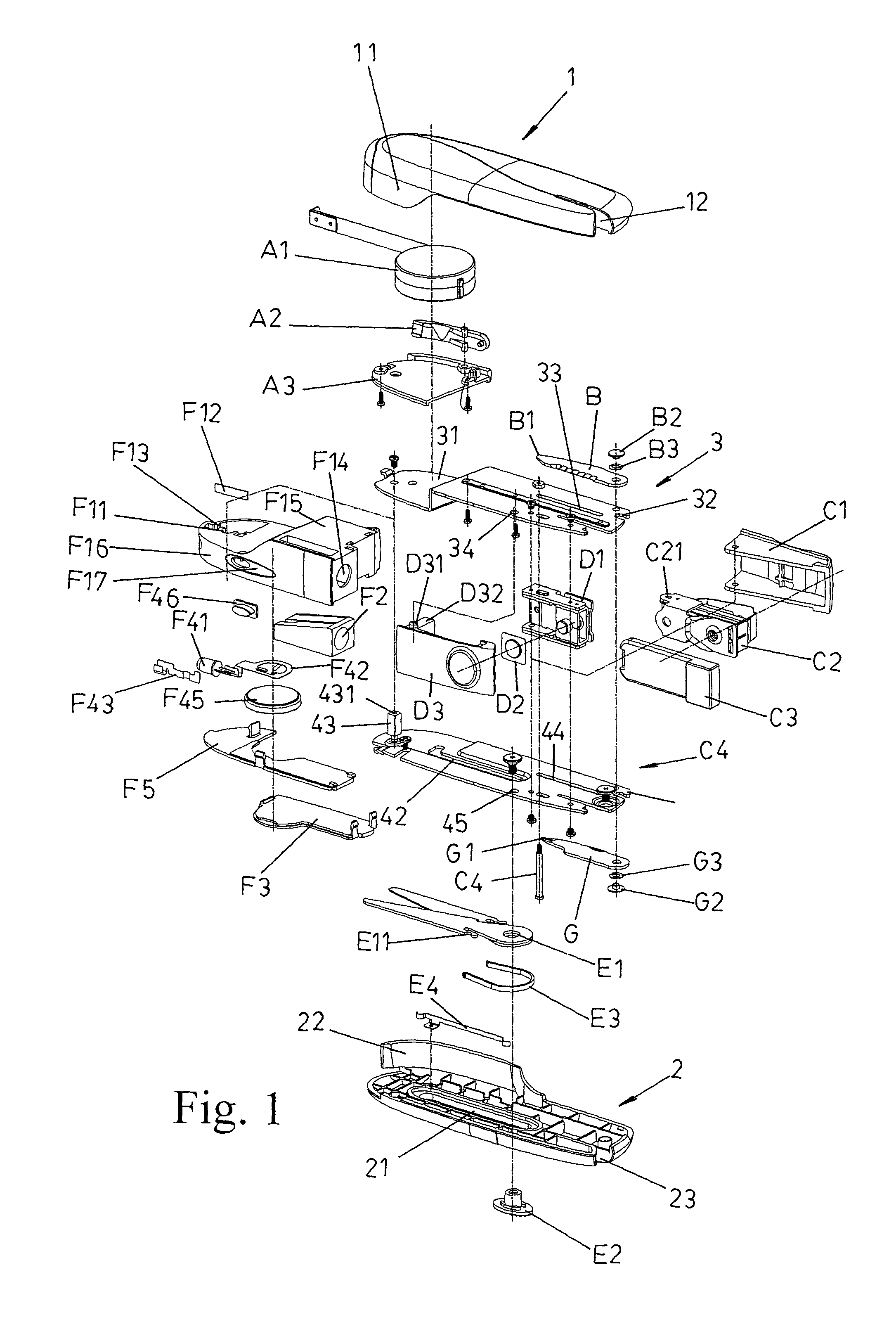 Ten-in-one pocket stationery unit