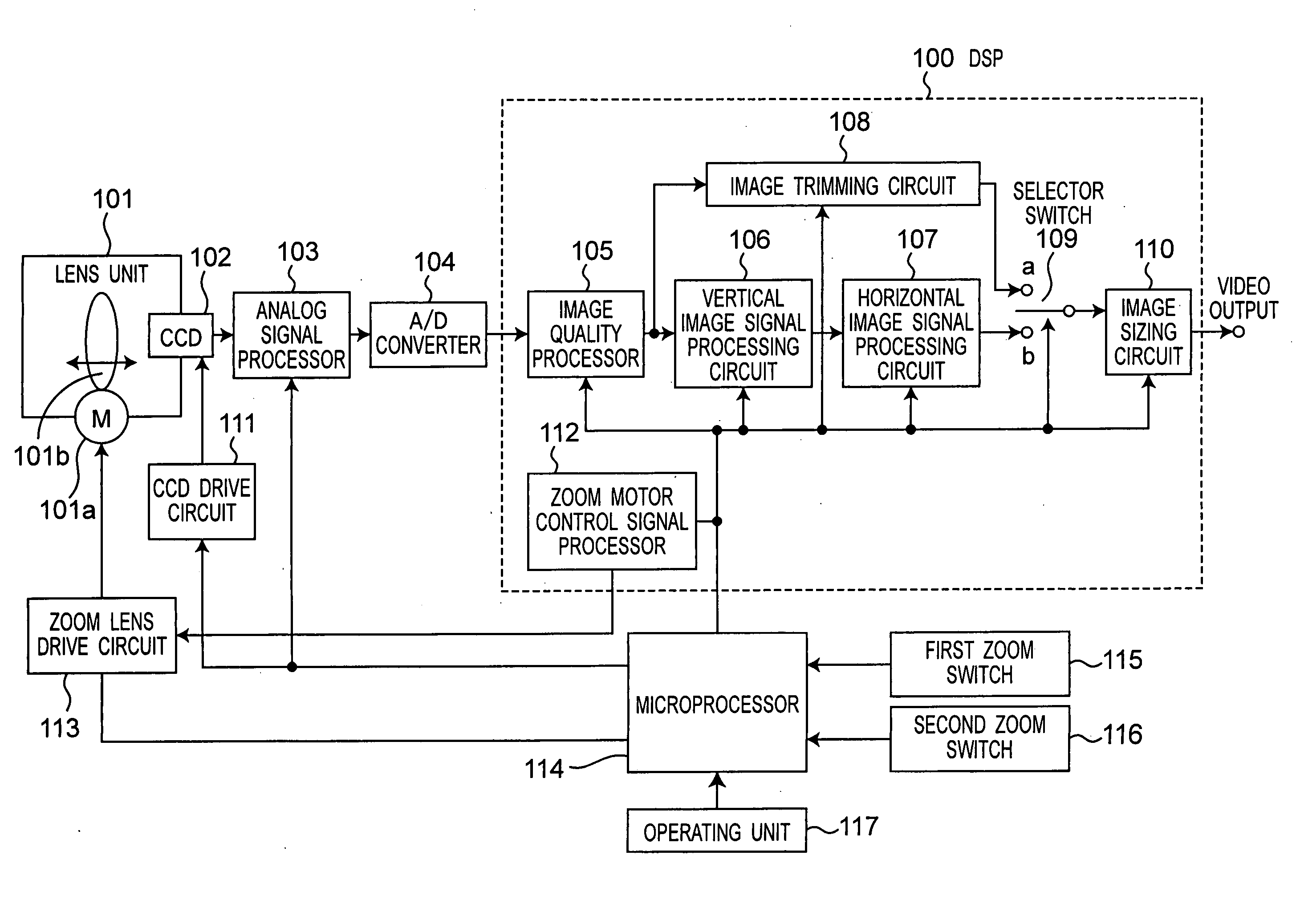 Image enlarging apparatus and method