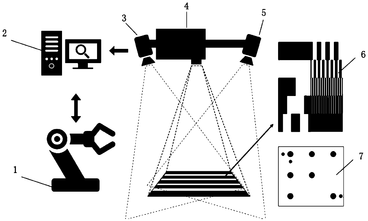 A device and method for picking up scattered materials