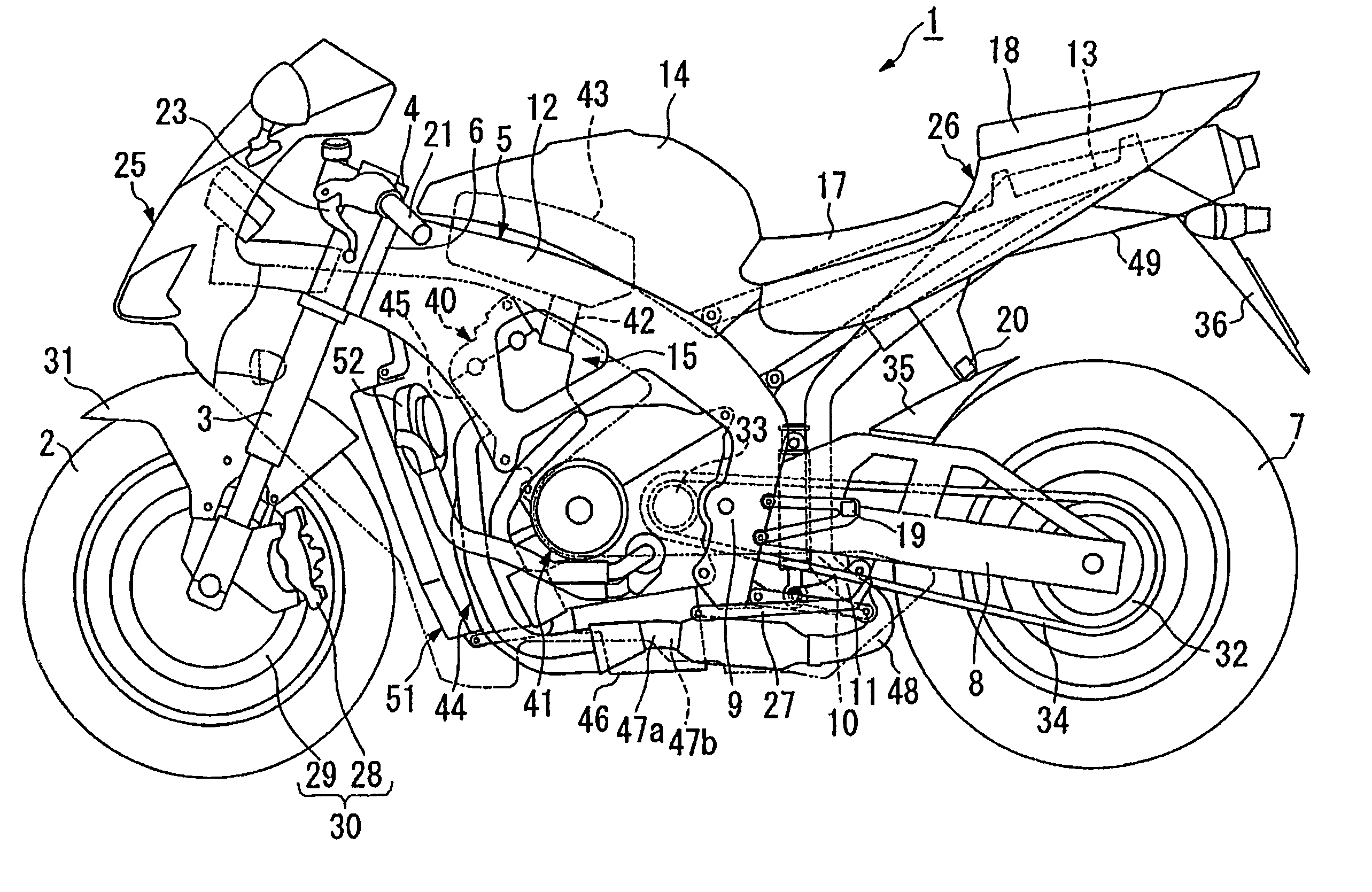 Engine crankcase structure