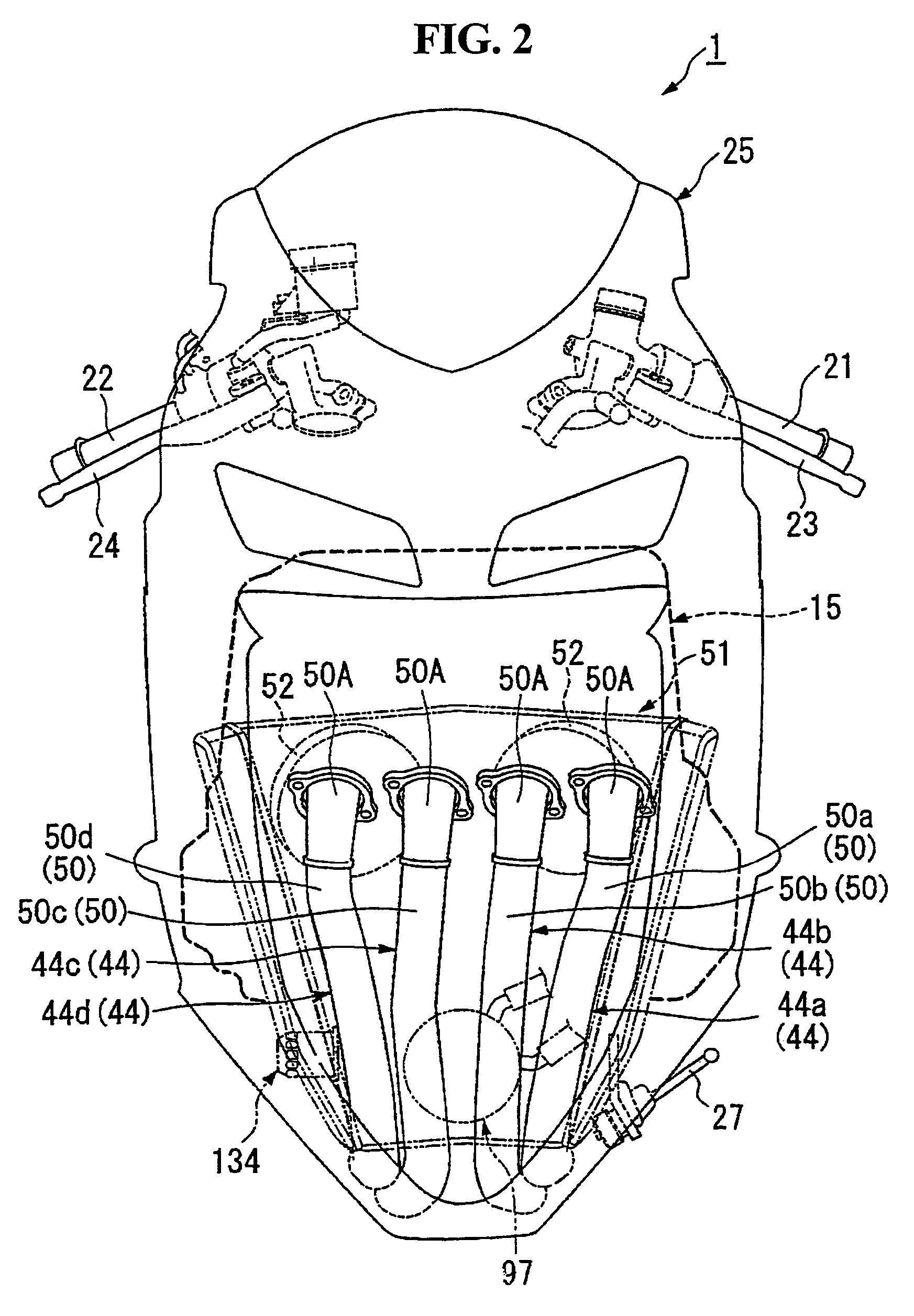 Engine crankcase structure