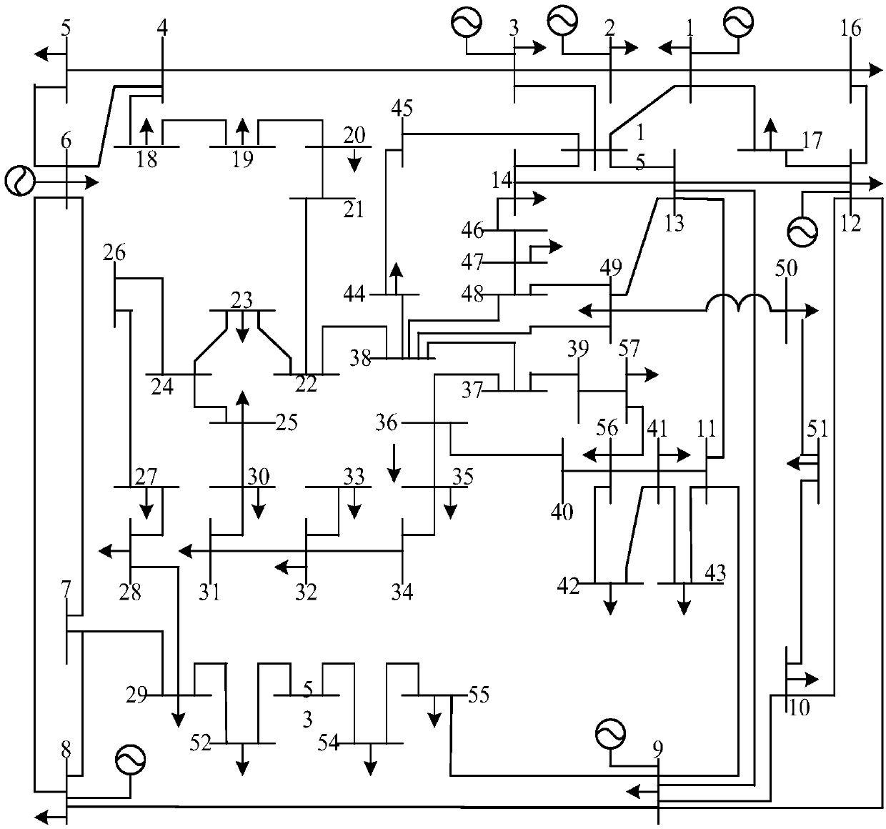 Method for locating fault area of power grid based on multi-dimensional information