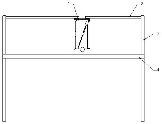 Suspension sliding type welding device and using method