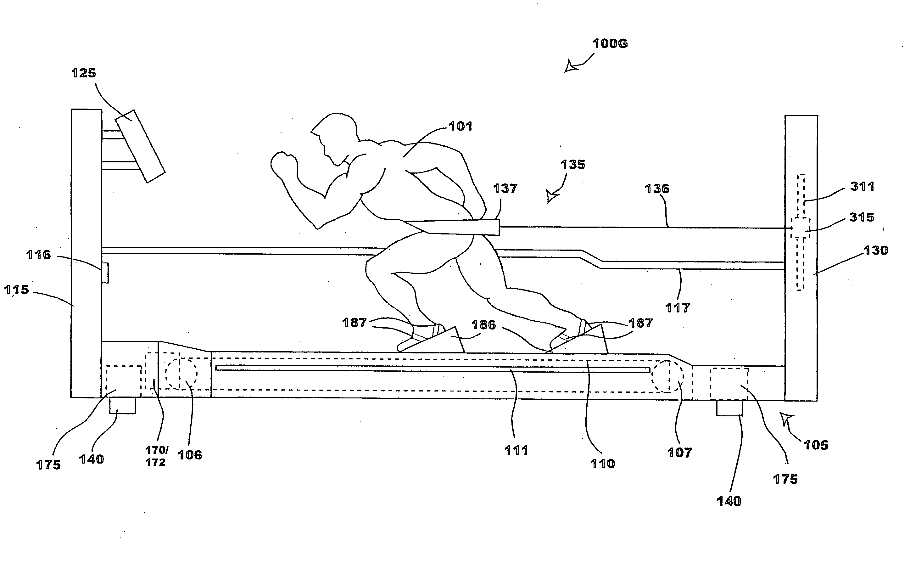 Bipedal locomotion training and performance evaluation device and method