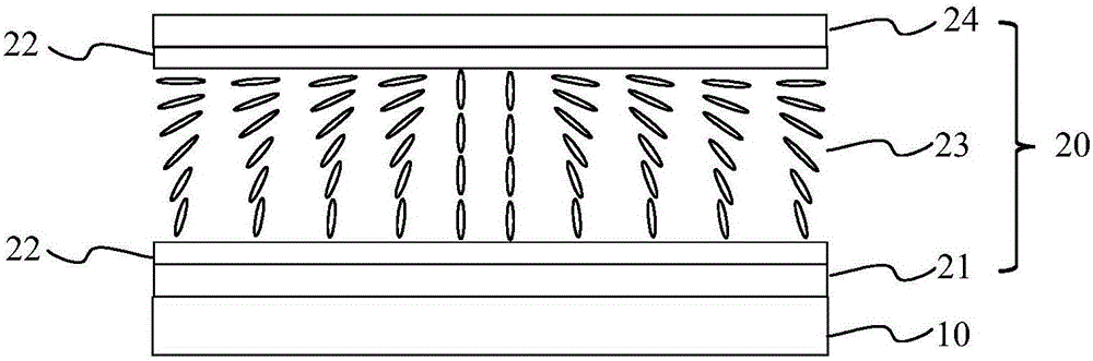 Liquid crystal lens, display device and hook face display method