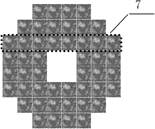 Integration measuring method of wavefront distortion and optical axis vibration of space camera