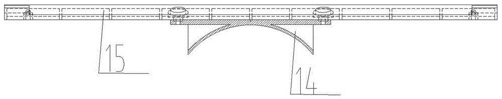 Support device for overwater solar photovoltaic array