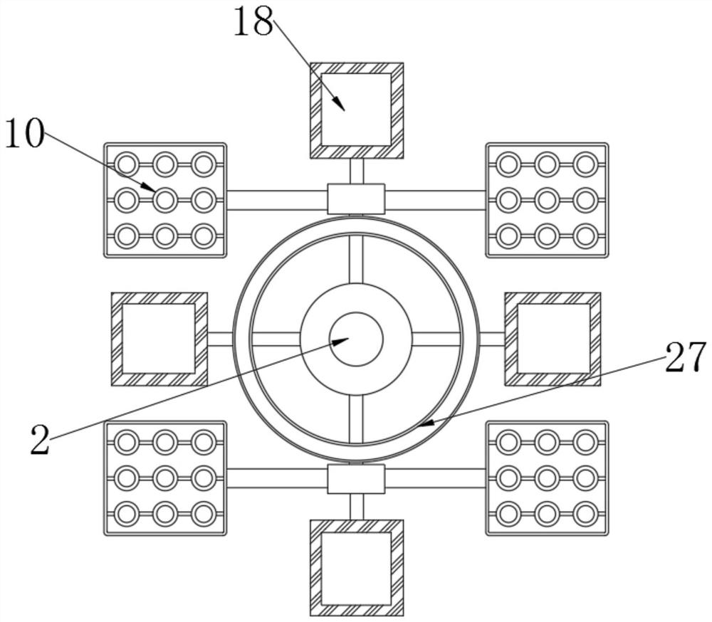 A water resource purification ecological floating bed