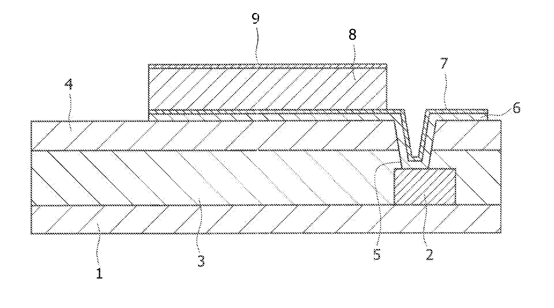 Reflective anode and wiring film for organic el display device