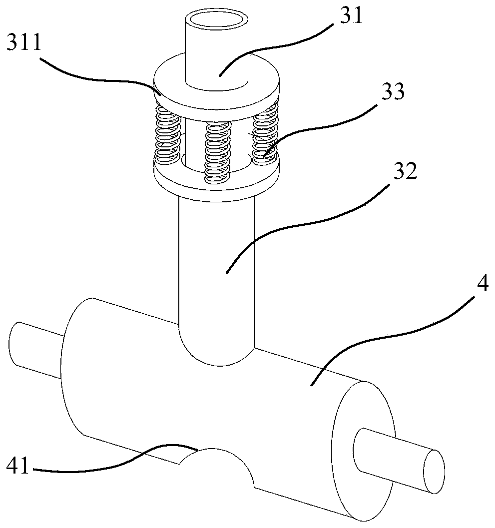 Quantitative rice discharging device of intelligent rice storage bucket