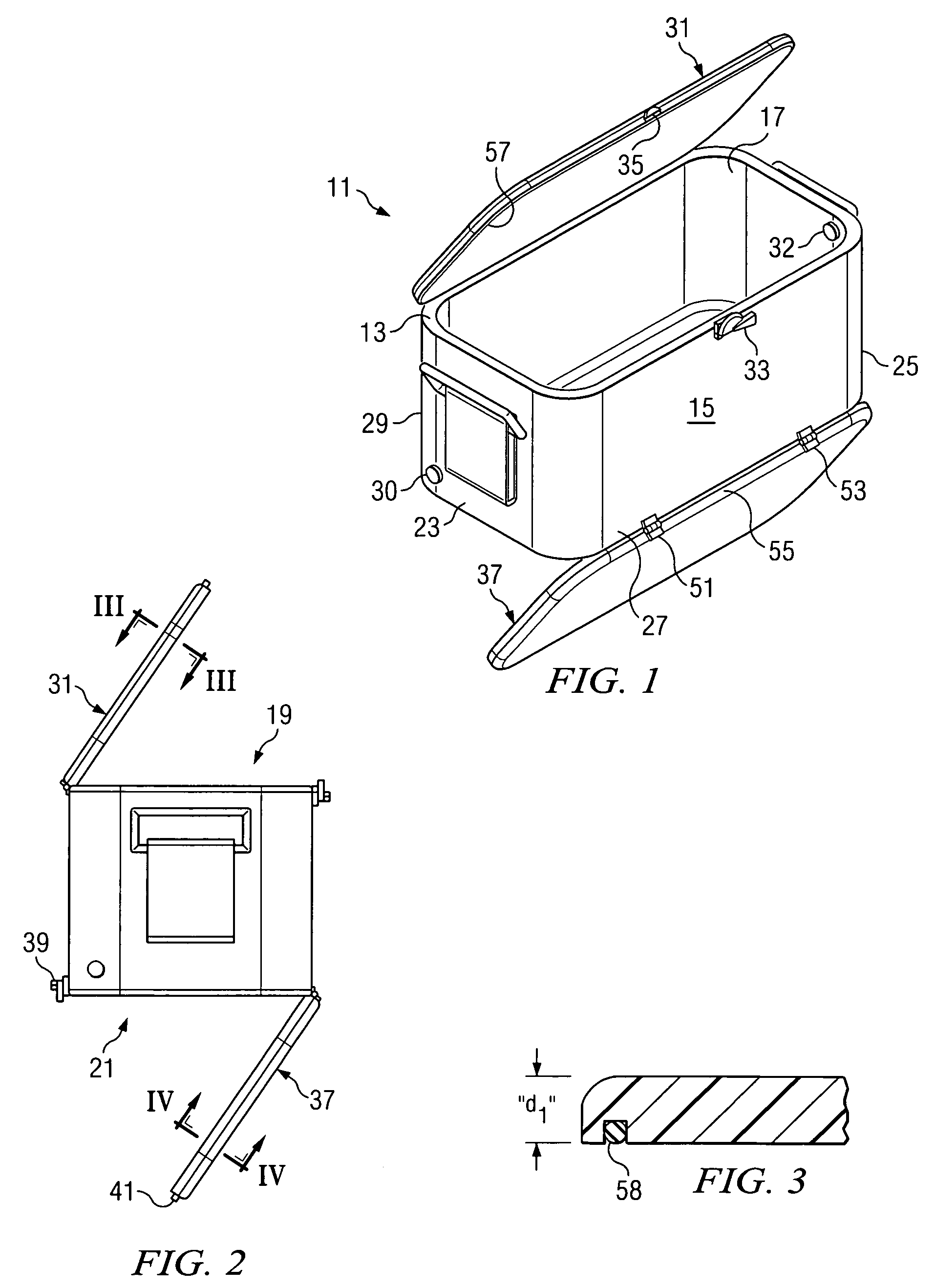 Reversible ice chest