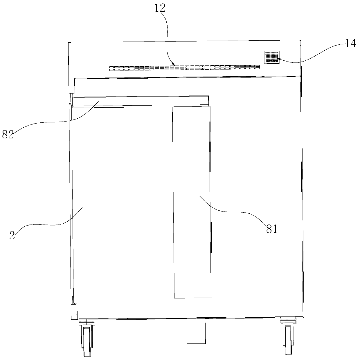 Novel disinfection cabinet