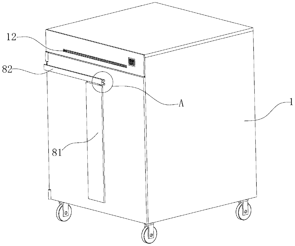 Novel disinfection cabinet