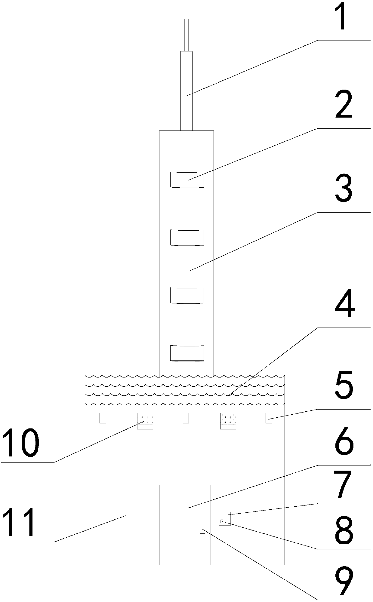 Anti-climbing signal tower