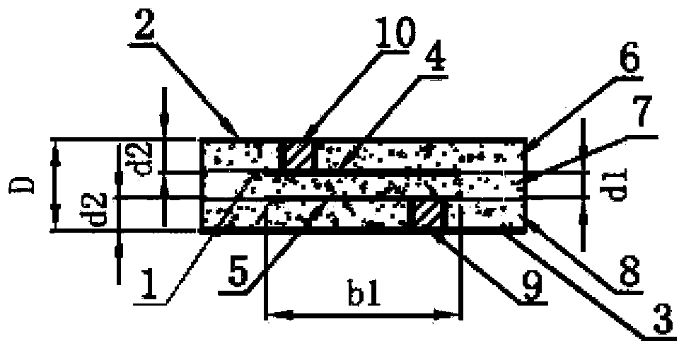 Chip capacitor provided with internal interconnection structure and manufacturing method thereof