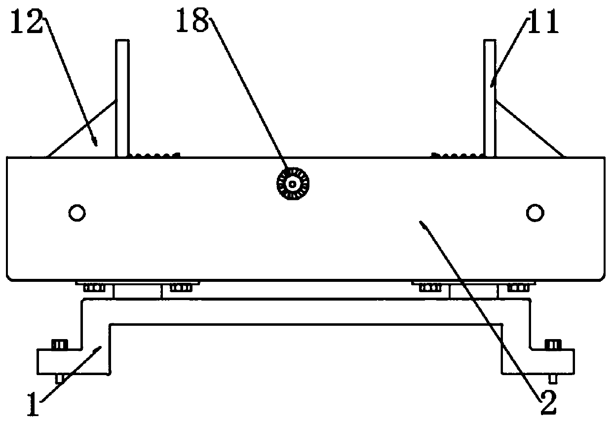 Fixing equipment for solid wood floor paint spraying machining