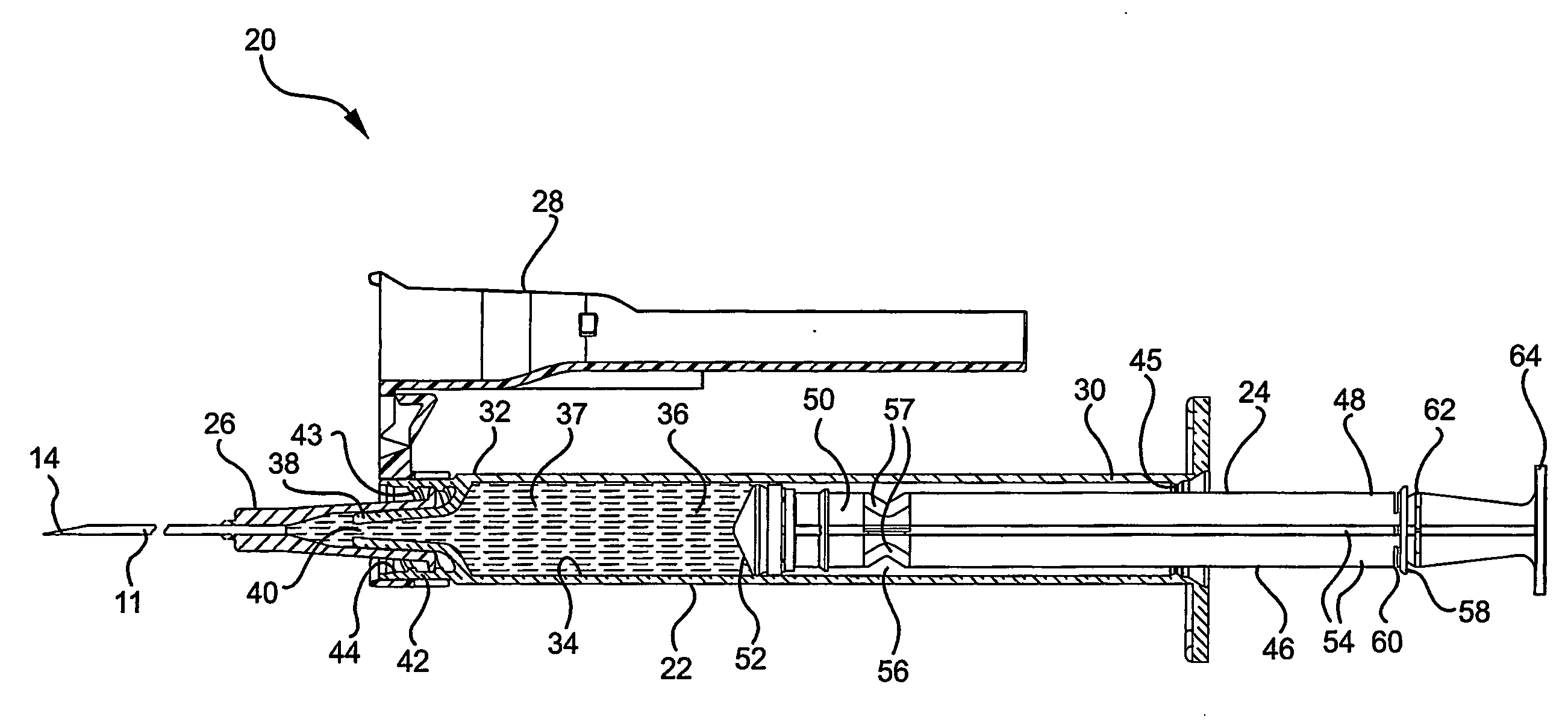 Single use syringe having safety shield