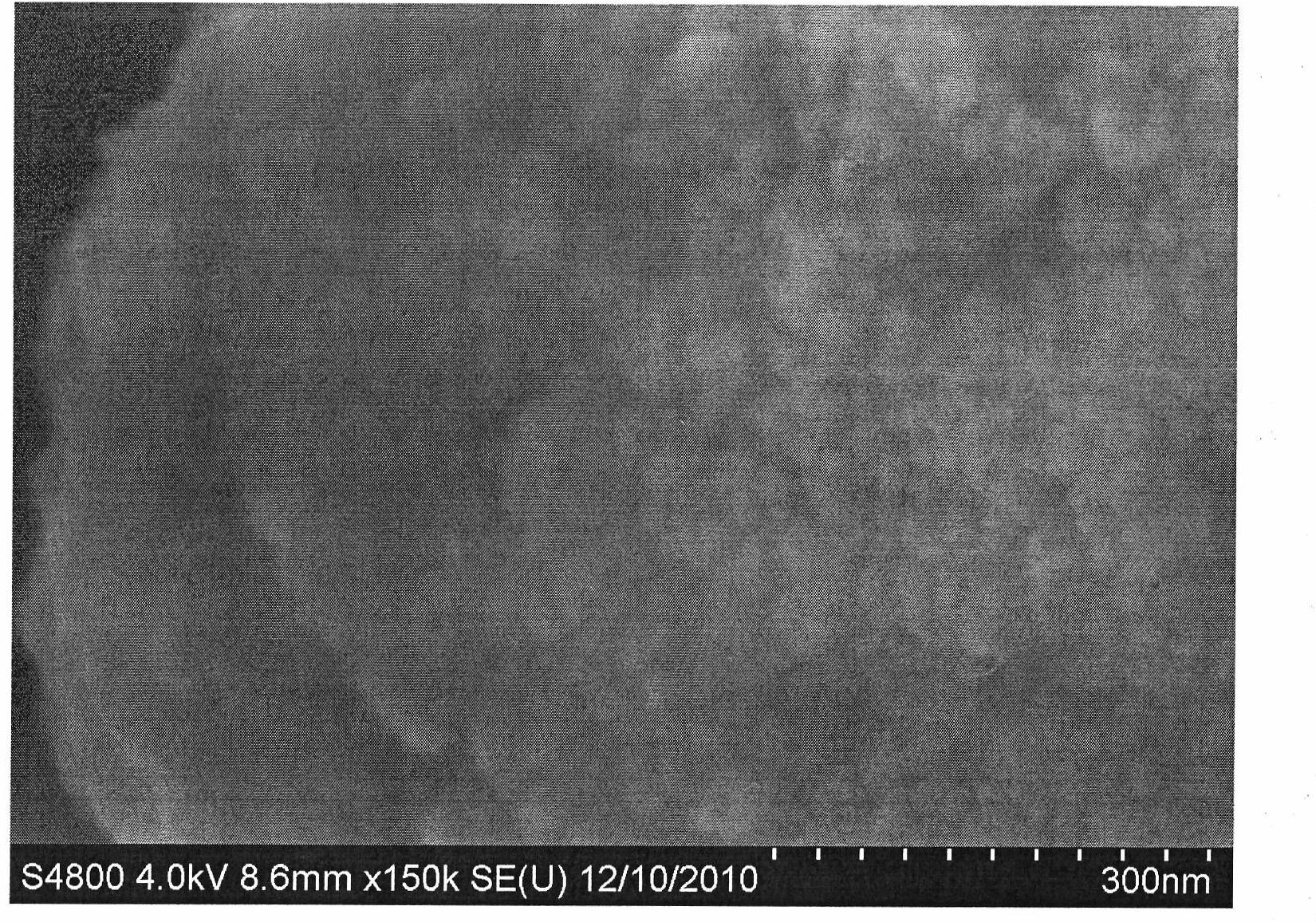 Ferric phosphate having micro-nano structure and preparation method thereof as well as lithium iron phosphate material