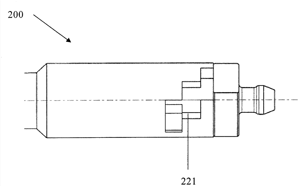 Gas discharging connector