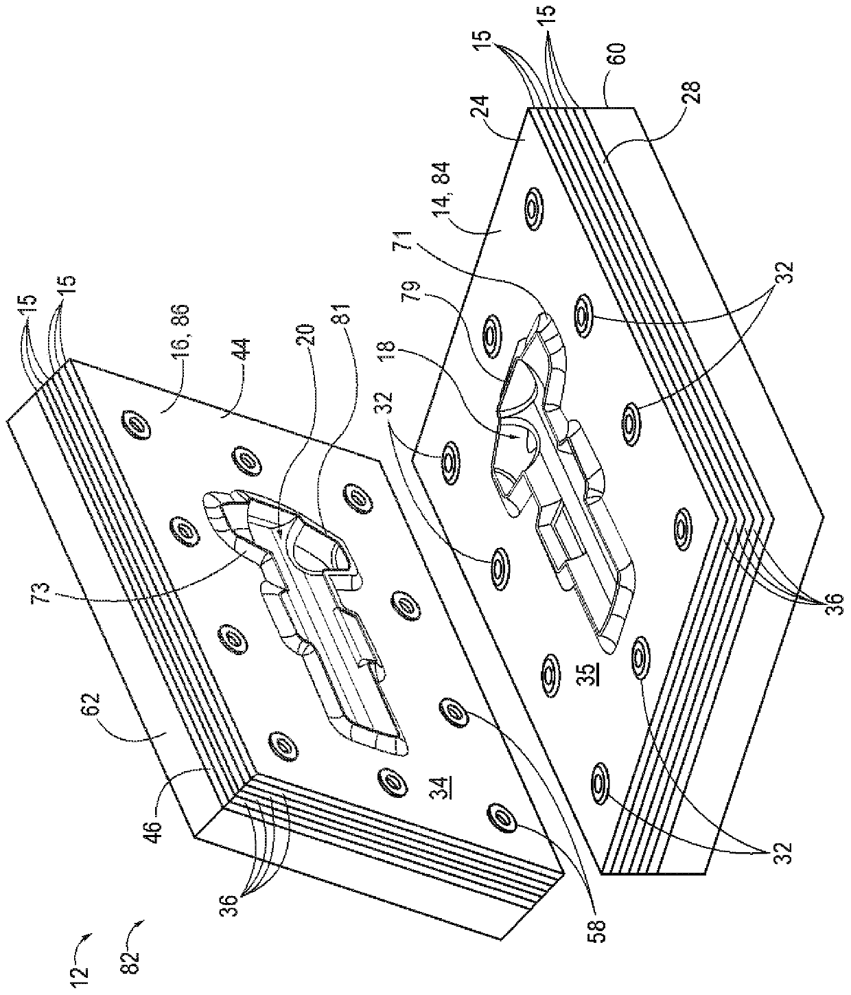 Apparatus for manufacturing parts and related methods