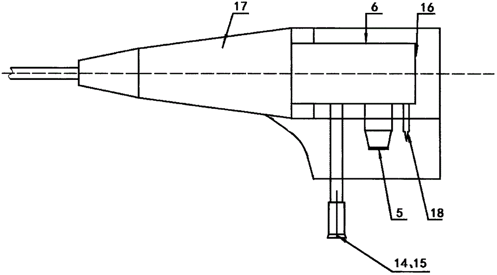 Microwave-type tumor ablating needle with temperature control function