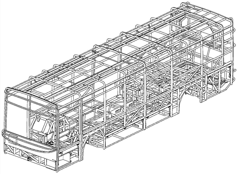 A modular bus body