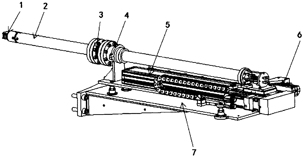 Beam diagnosis high-precision linear transmission device