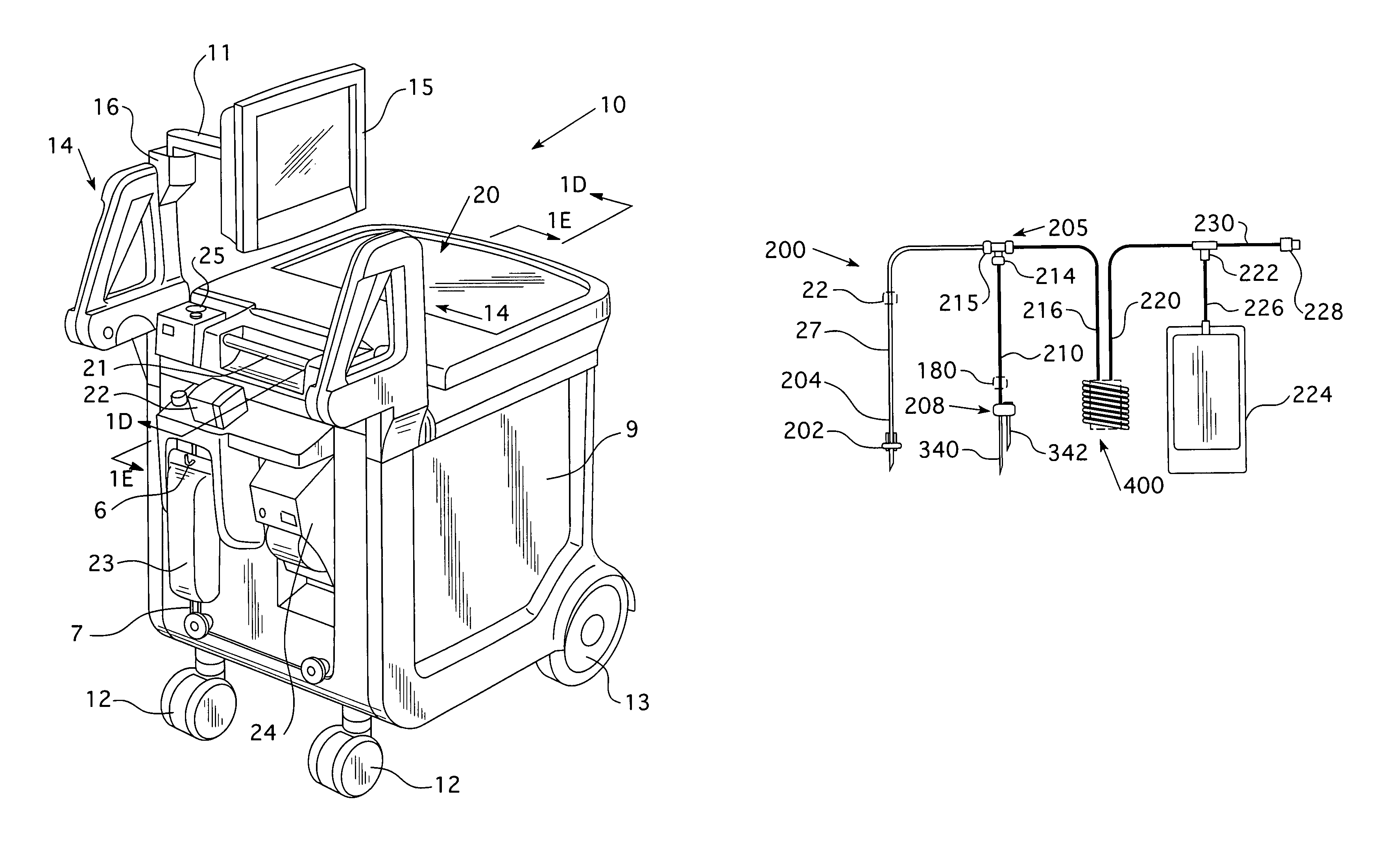 Radiopharmaceutical administration methods, fluid delivery systems and components thereof