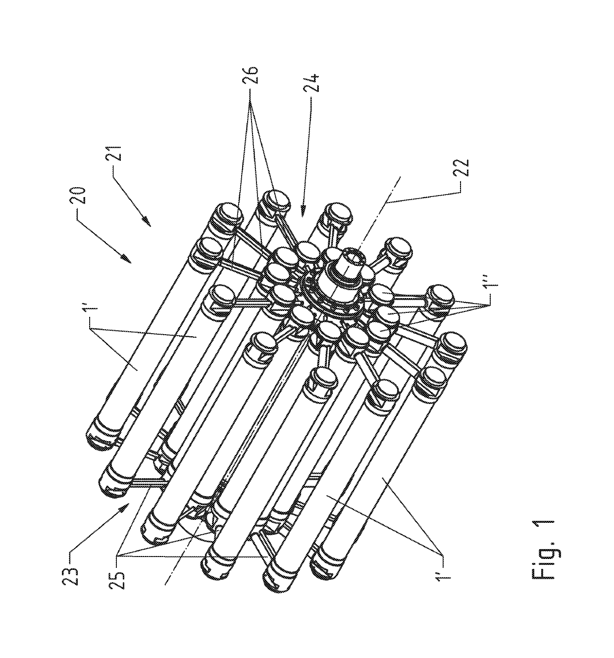 Device and method for converting thermal energy