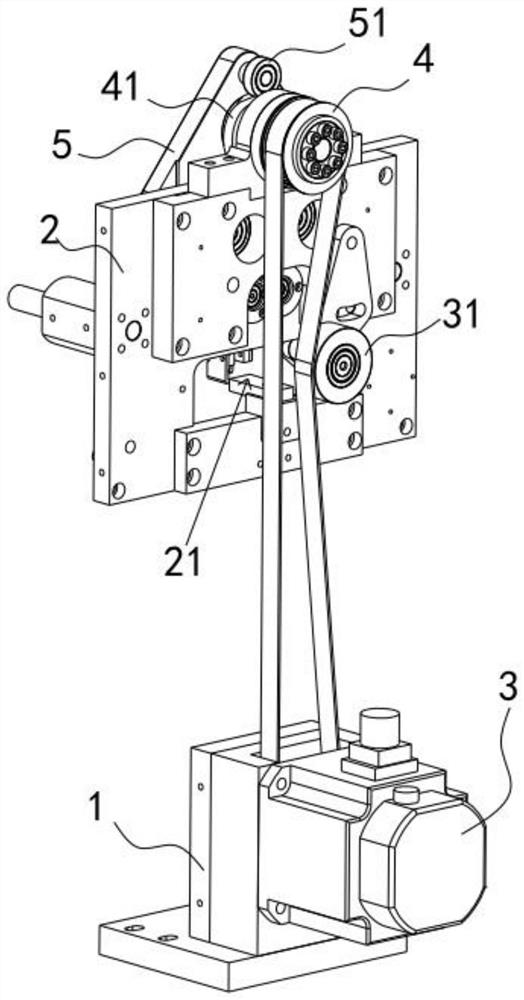 Flower impeller double blade feed control structure