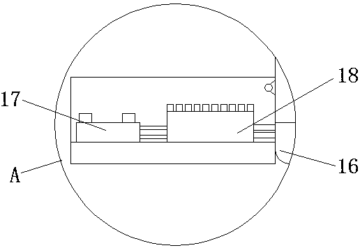 Embedded type household air purification device with ventilation opening capable of being hidden