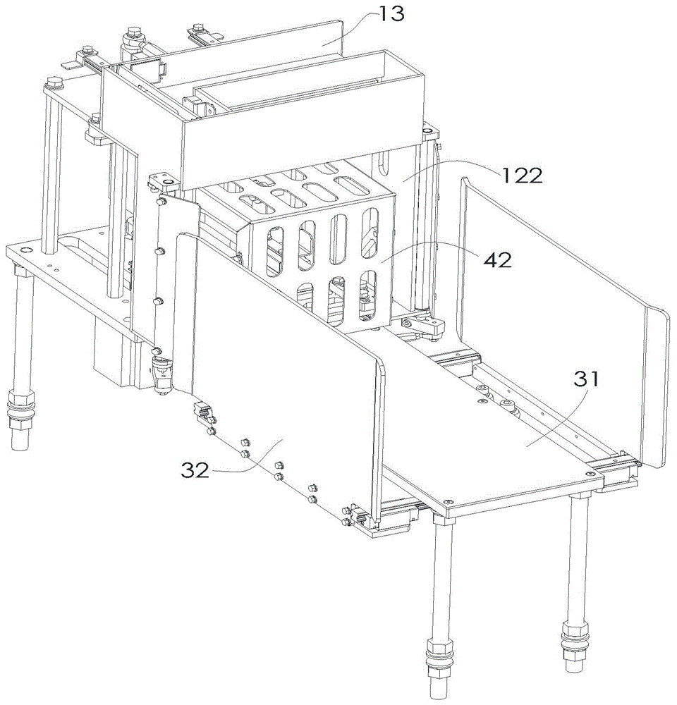 Cigarette carton stacking device