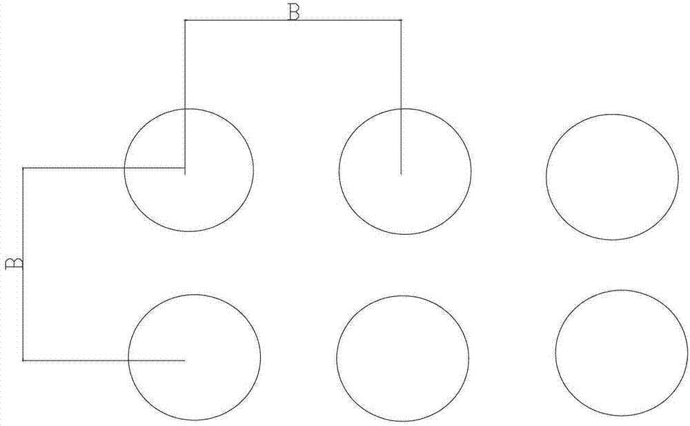 Stamping reinforcement method of weak rolling area of roadbed and application thereof