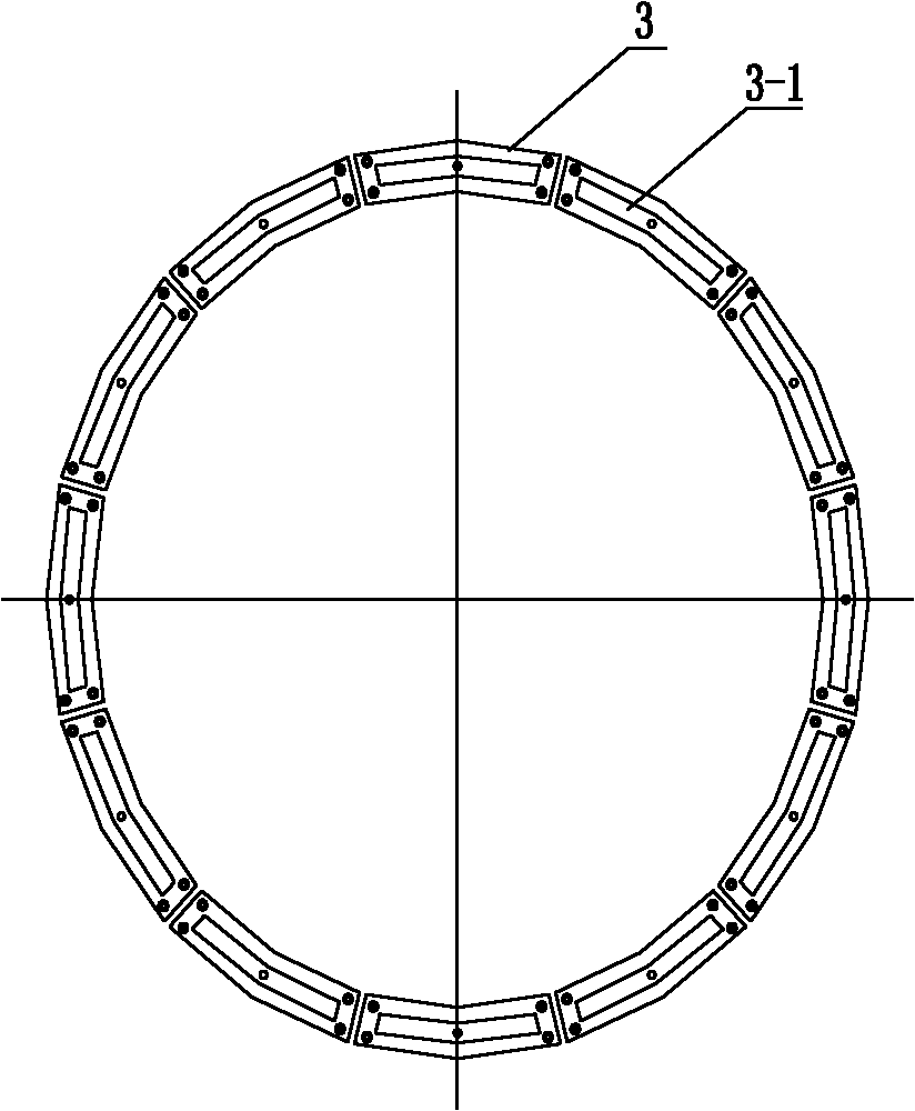 Large precise numerical control rotating table