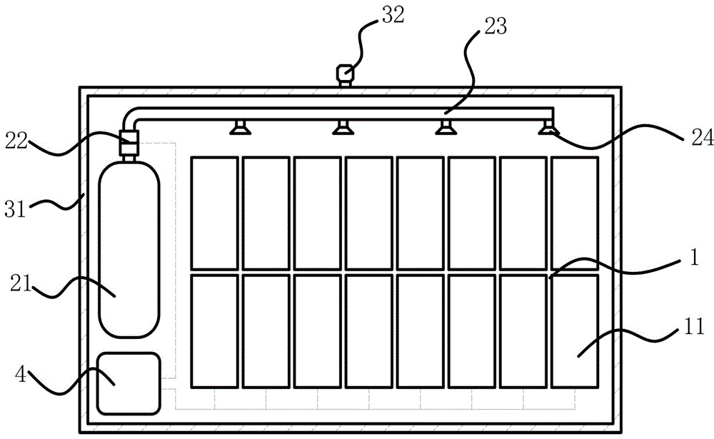 Method and apparatus for suppressing and preventing thermal runway of lithium ion battery