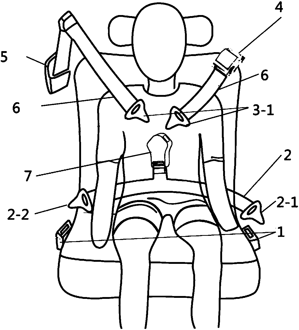 A control method of a safety belt control system for a vehicle