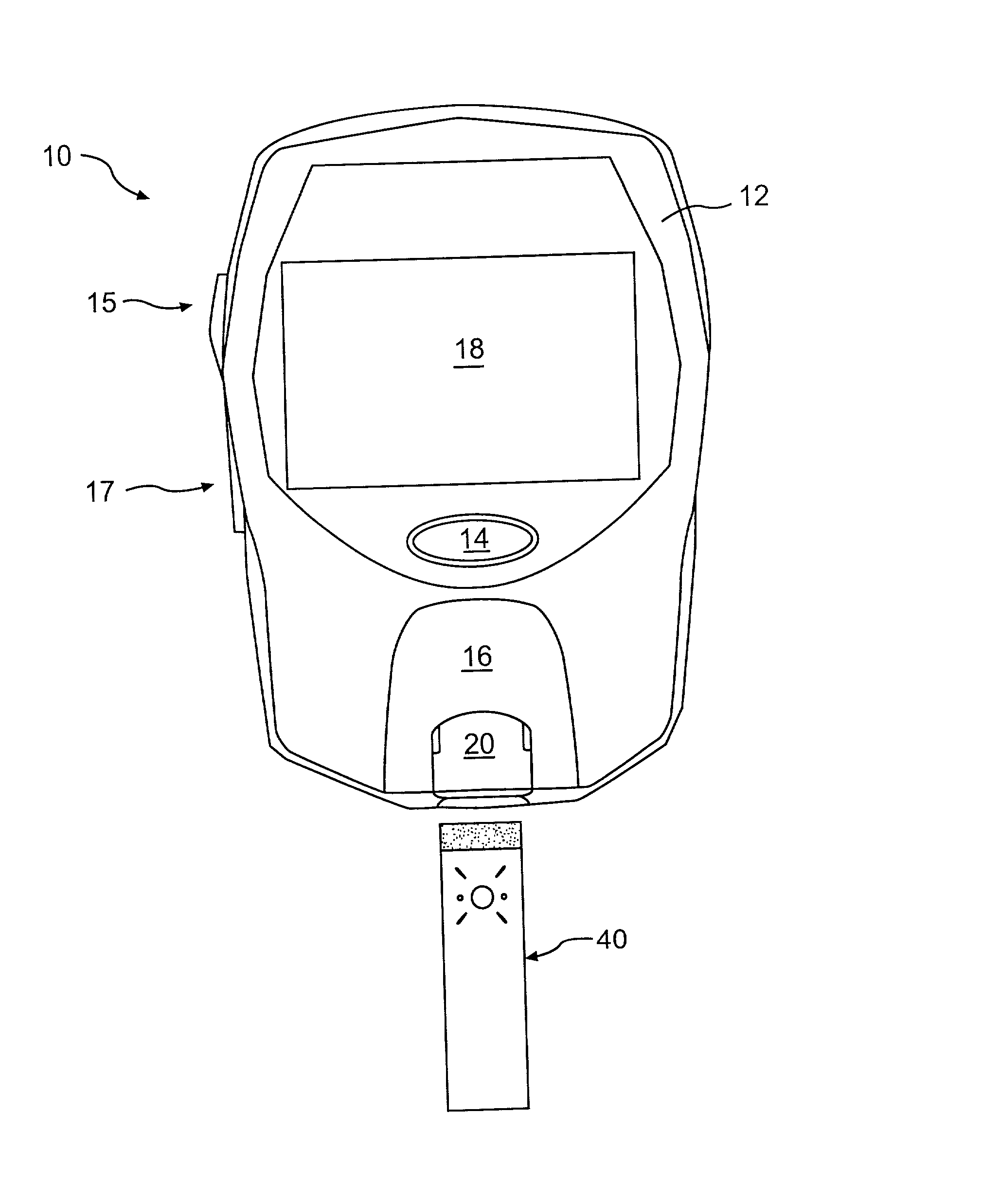 Method of strip insertion detection