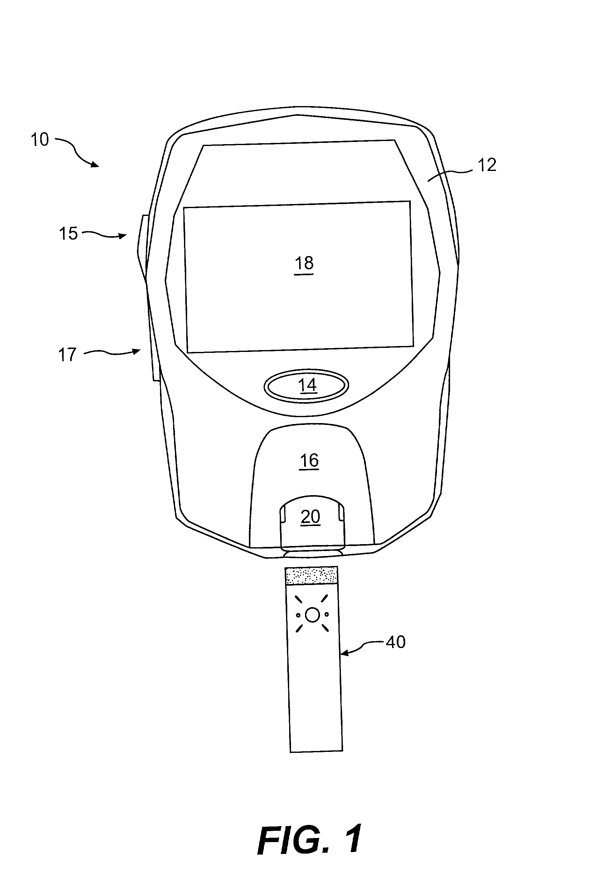 Method of strip insertion detection