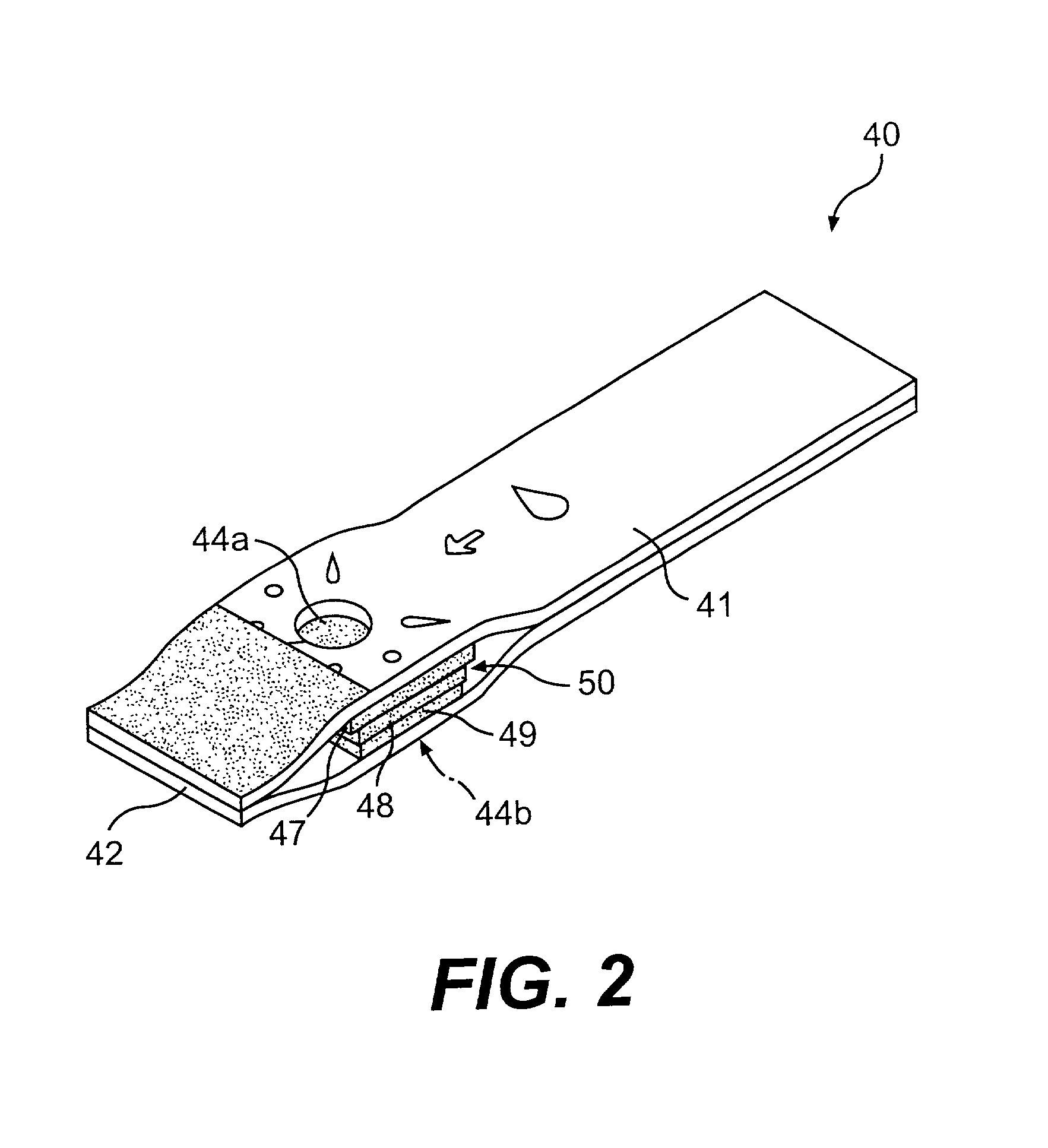 Method of strip insertion detection