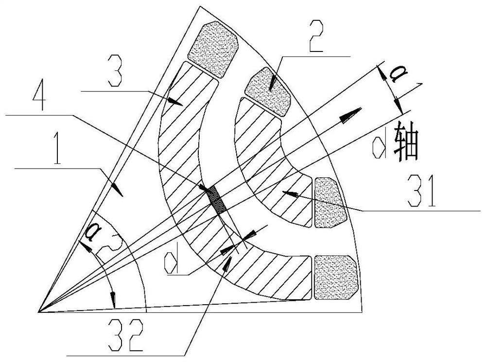 Self-starting permanent magnet auxiliary synchronous reluctance motor rotor and motor