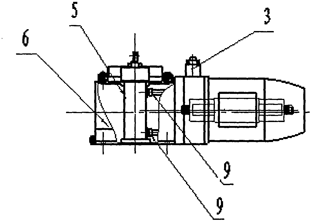 Aviation building tray stopper driving device