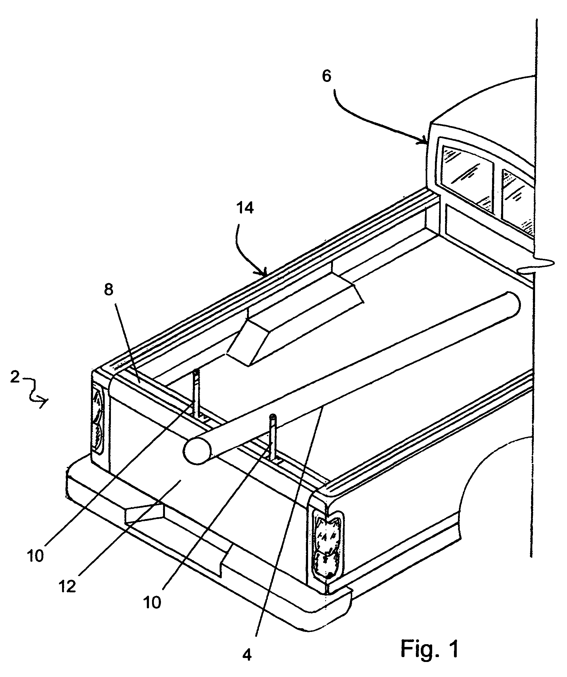 Truck load control apparatus