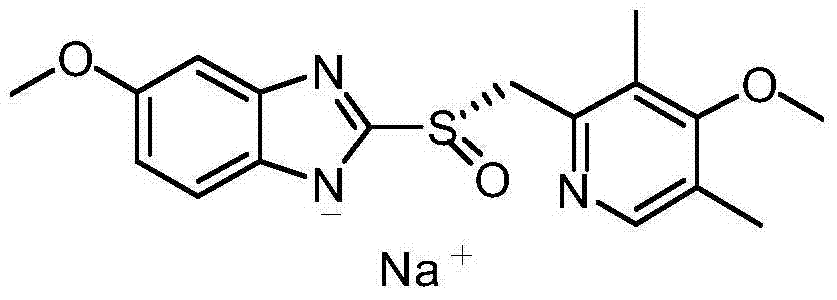 Method for synthesizing and refining esomeprazole sodium